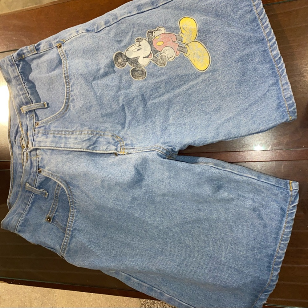 Disney Light Blue Denim with Mickey Patch